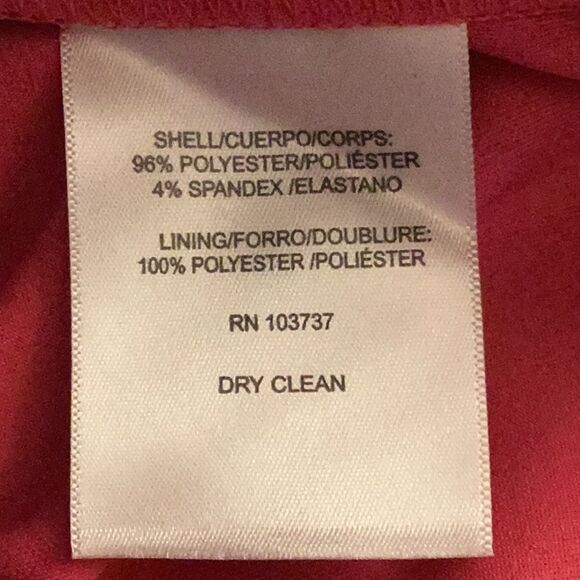 DONNA MORGAN NWT SLEEVELESS DRESS RUFFLE FLOUNCE SKIRT SHEATH COCKTAIL PARTY - Picture 3 of 8